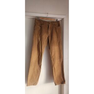 J Crew Mercantile Mens Straight Fit Corduroy Pants Tan Size 32x32‎